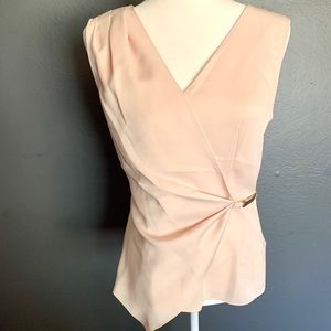NWT - Reiss Blush Pink Summer wrap top - US 6
